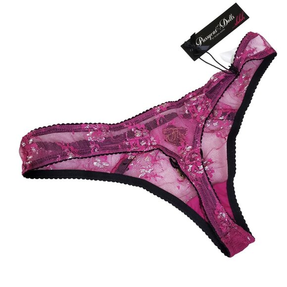 Pussycat Dolls by Robin Antin Shhh womens intimate Set size small bra 34 B nwt - Picture 11 of 13